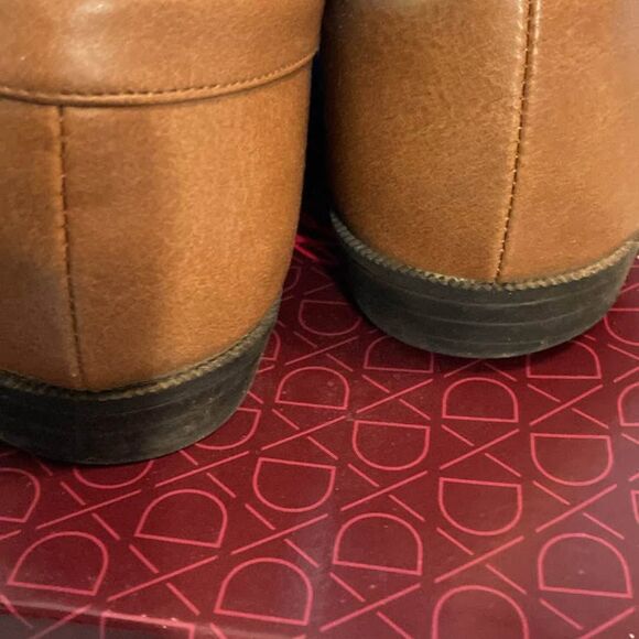 Dexflex comfort, brown loafers with buckle size 9W - Picture 4 of 6